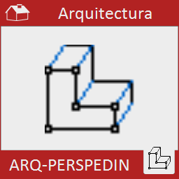 Permite representar la perspectiva cónica de una polilínea del dibujo. Se puede indicar el punto de fuga y la profundidad de la perspectiva.