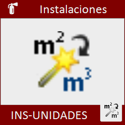 Permite modificar las unidades de medida de ciertas entidades del dibujo, pudiendo configurar el factor de conversión.