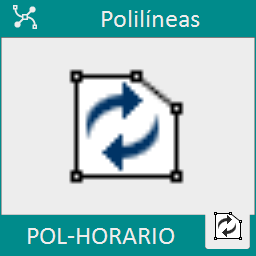Modifica todas las polilíneas marcadas para hacer que estén en sentido 