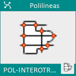 Coloca una marca en cada intersección entre una polilínea y las entidades que esta corta.