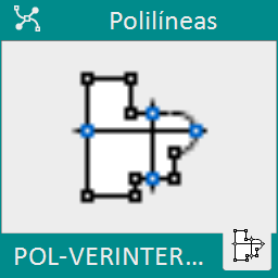 Añade un nuevo vértice a la polilínea en cada intersección con otras entidades.