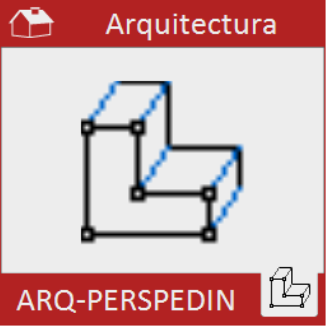 Permite representar la perspectiva cónica de una polilínea del dibujo. Se puede indicar el punto de fuga y la profundidad de la perspectiva.