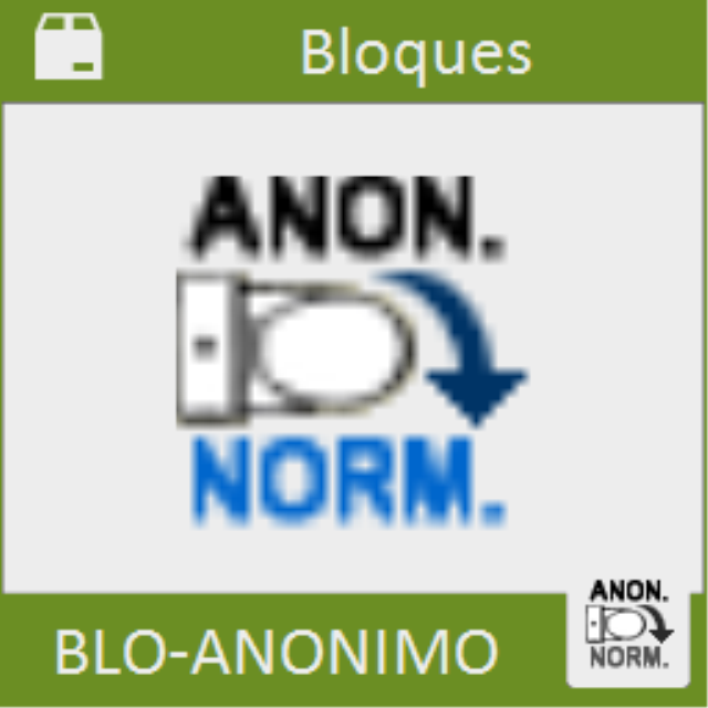 Permite renombrar un bloque anónimo como un bloque normal.