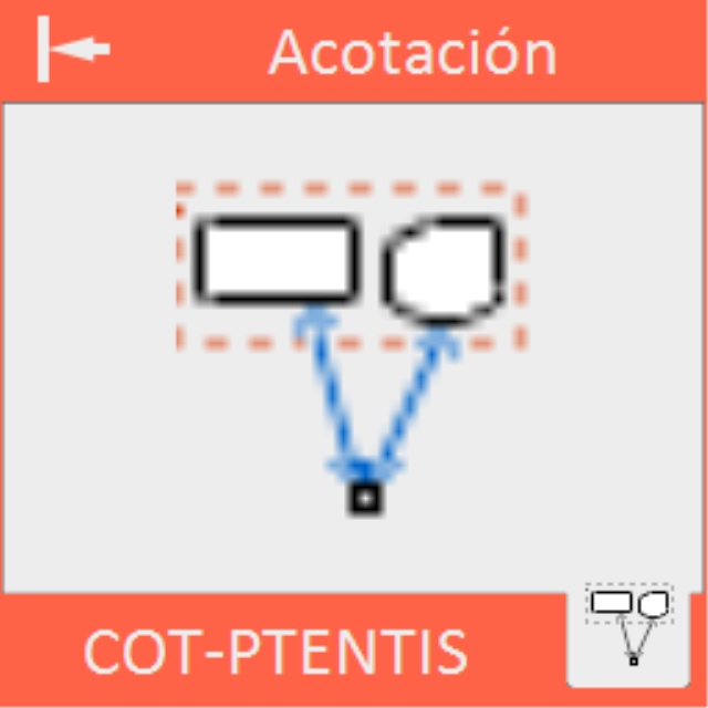 Acota las distancias desde un punto hasta una selección de entidades.