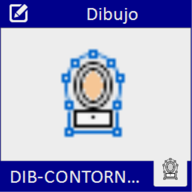 Crea un contorno alrededor de cualquier entidad del dibujo.