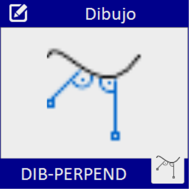 Dibuja líneas perpendiculares a un una polilínea.