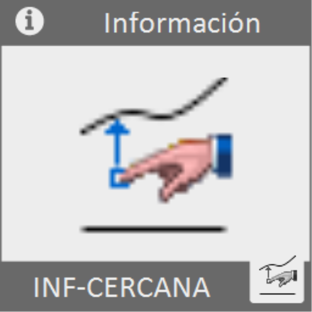 Encuentra y marca la entidad más cercana a un punto marcado por el usuario.