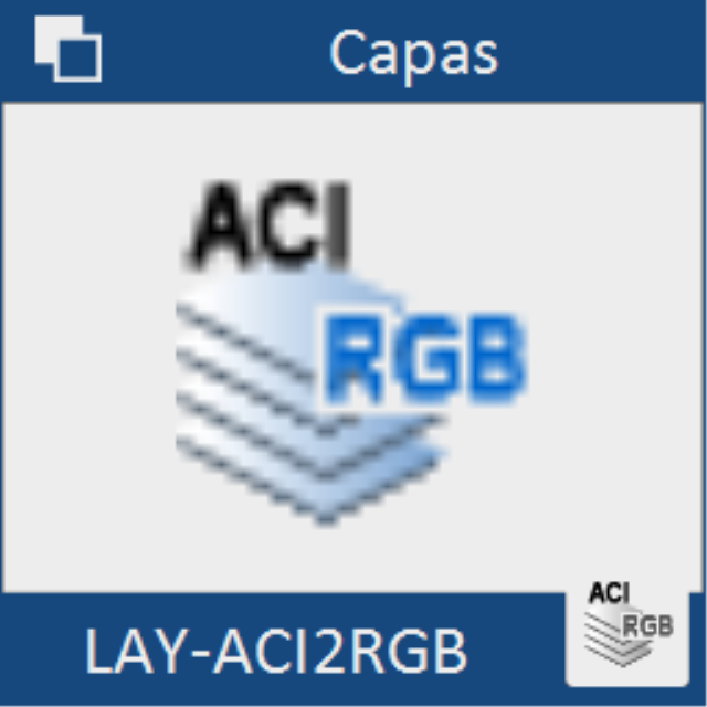 Convierte el color de las capas de ACI a RGB.