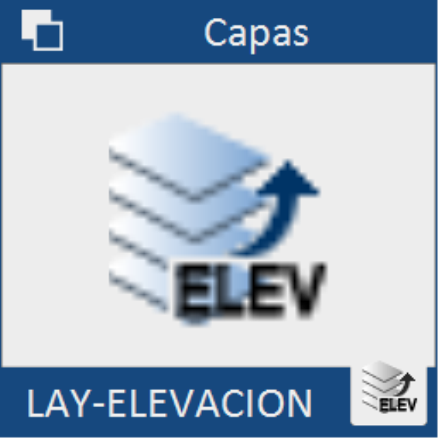 Distribuye las entidades del dibujo en capas en función de la elevación de cada entidad seleccionada.
