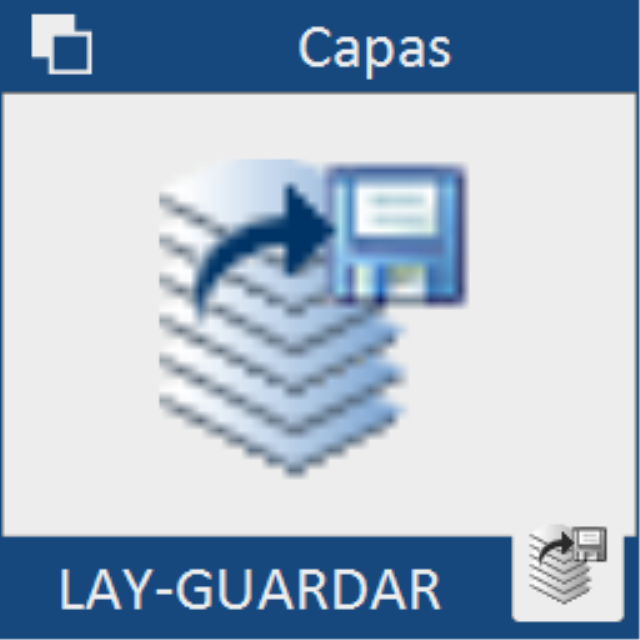 Guarda rápidamente el estado actual de las capas del dibujo con un nombre.
