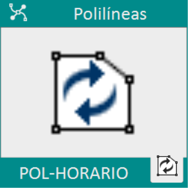 Modifica todas las polilíneas marcadas para hacer que estén en sentido 