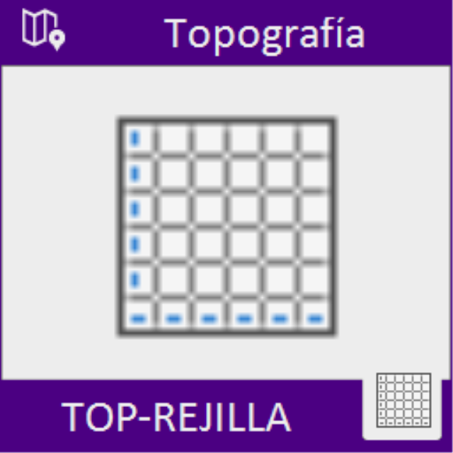 Crear una rejilla de coordenadas, pudiendo indicar todas las caracteísticas de la misma. Al mover la rejilla las coordenadas se adaptan automáticamente a su nueva posición en el dibujo.