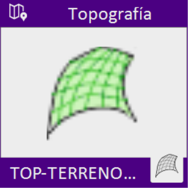 Crear un terreno digital 3D a partir de las curvas de nivel.