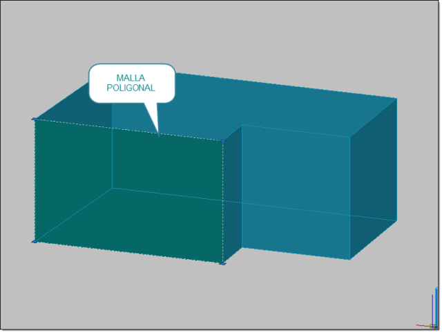 Convierte entidades de 3DCARA a entidades de 3D Malla (PFACE).