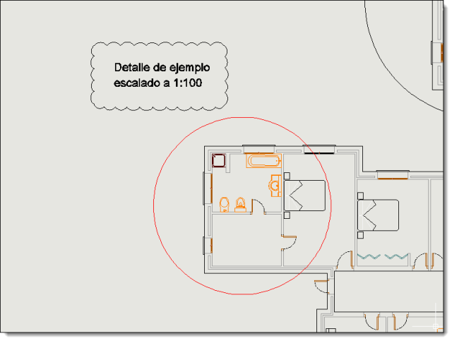 Dibuja una nueva de revisión tomando como referencia una polilínea ya existente.