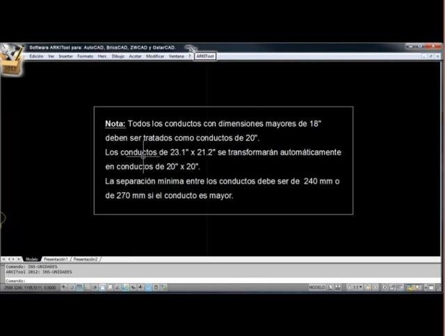 Permite modificar las unidades de medida de ciertas entidades del dibujo, pudiendo configurar el factor de conversión.