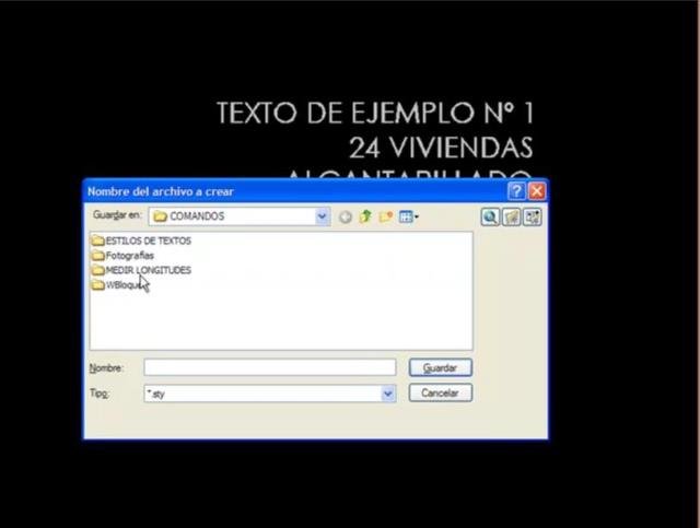 Exporta a un archivo todos los estilos de texto y las fuentes utilizadas en el dibujo.