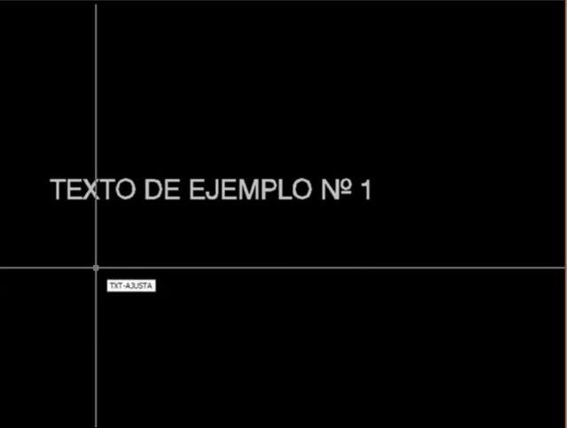Ajusta rápidamente una entidad de texto entre 2 puntos marcados en el dibujo.