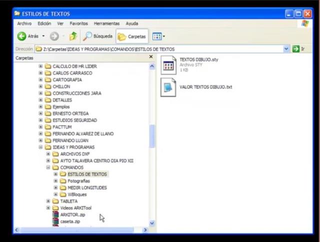 Exporta el valor de las entidades de texto seleccionadas a un archivo ASCII.